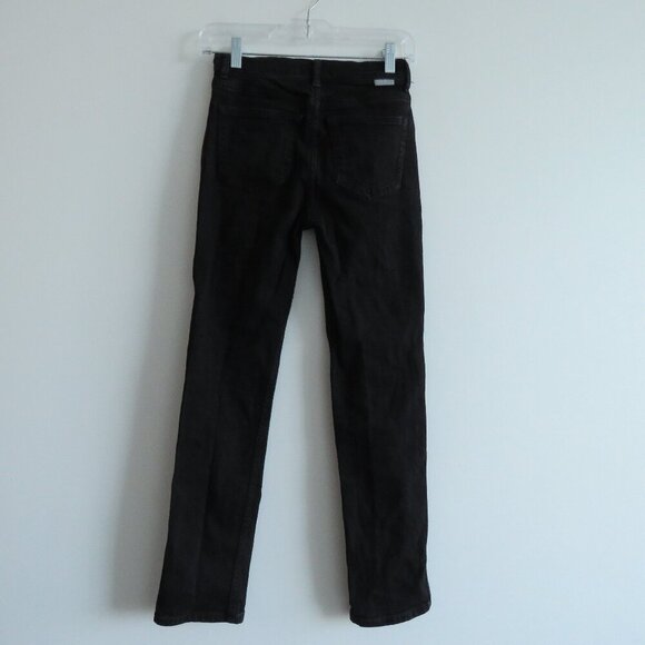 BOYISH Dempsey High Rise Jeans in La Strada Black - Size 24 - Picture 8 of 13